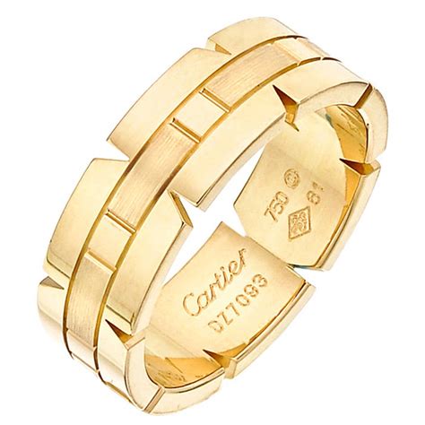 cartier men's tank ring.